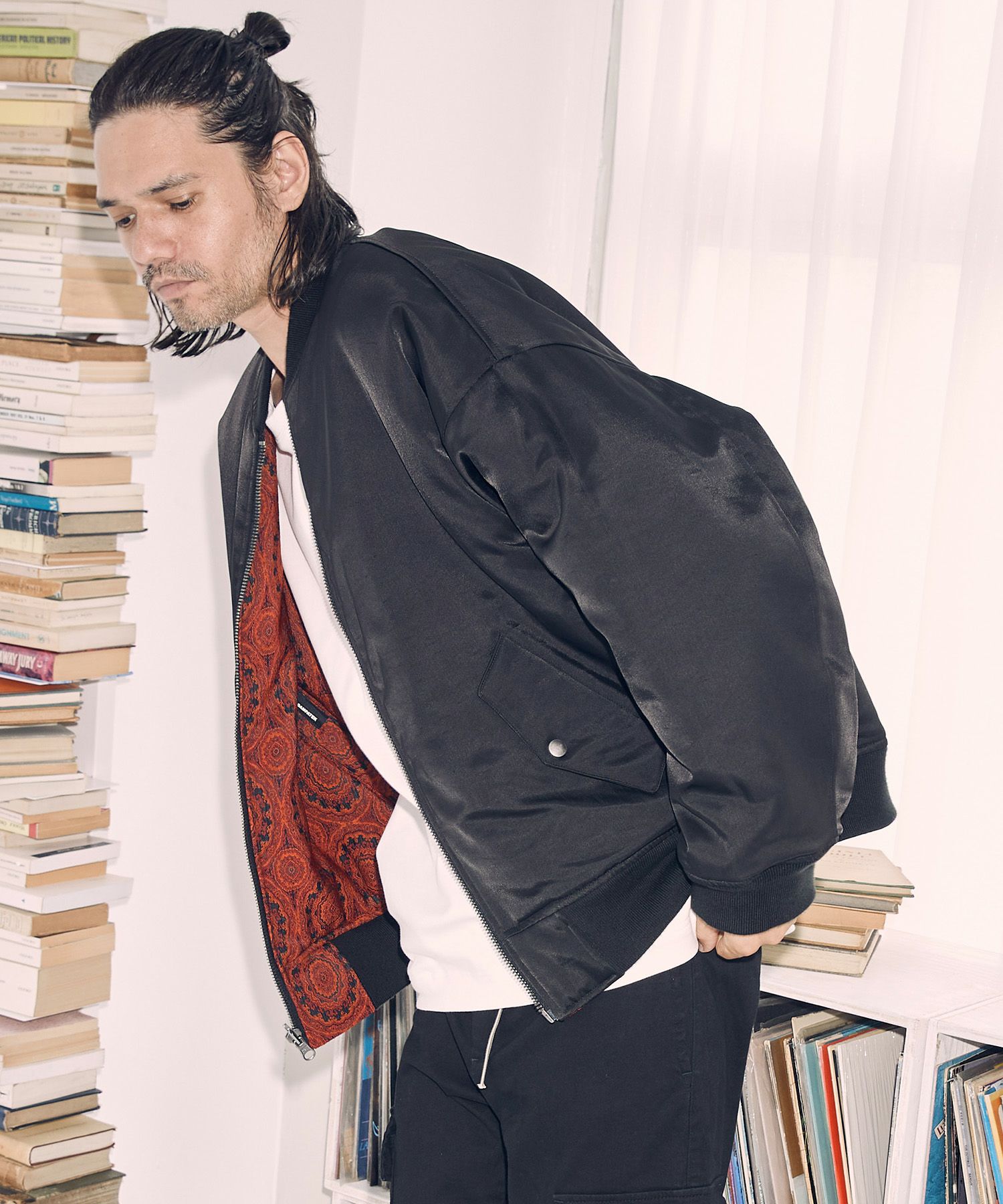ADAM PATEK(アダムパテック)】looose reversible blouson ブルゾン 