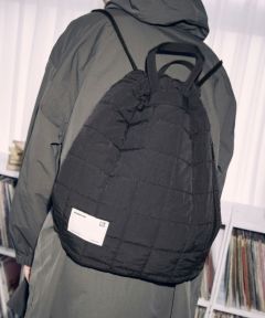 ADAM PATEK(アダムパテック)】square quilt BIG drawstring bag