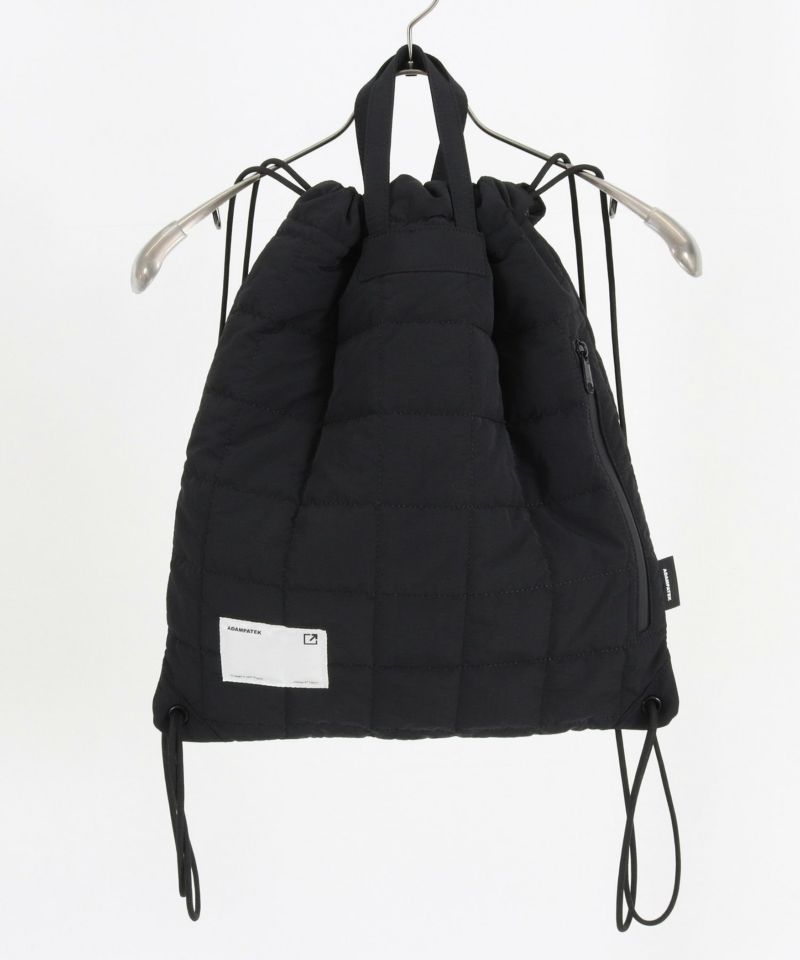 ADAM PATEK(アダムパテック)】square quilt BIG drawstring bag