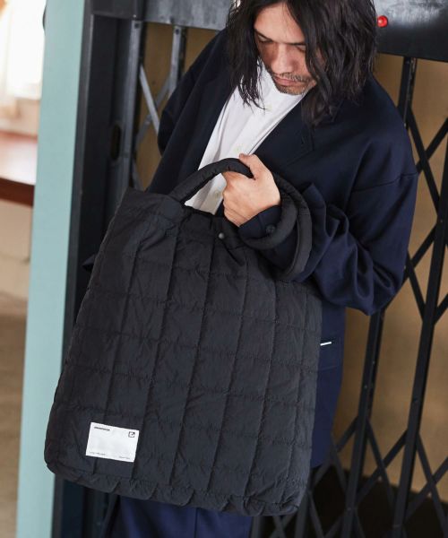 ADAM PATEK(アダムパテック)】square quilt BIG tote bag トートバッグ