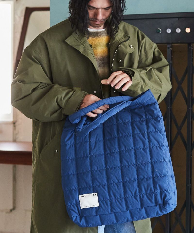ADAM PATEK(アダムパテック)】square quilt BIG tote bag トートバッグ