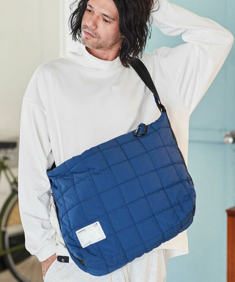 ADAM PATEK(アダムパテック)】square quilt BIG shoulder bag