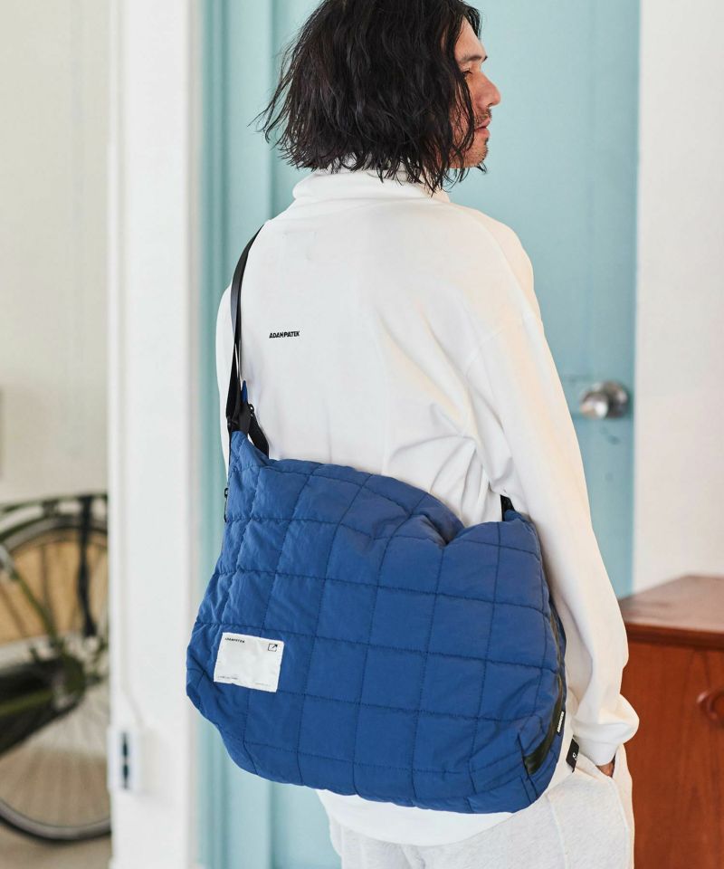 ADAM PATEK(アダムパテック)】square quilt BIG shoulder bag