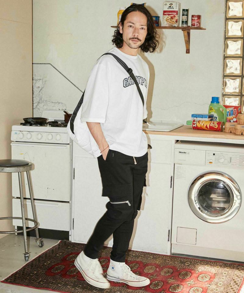 ADAM PATEK(アダムパテック)】square quilt BIG shoulder bag