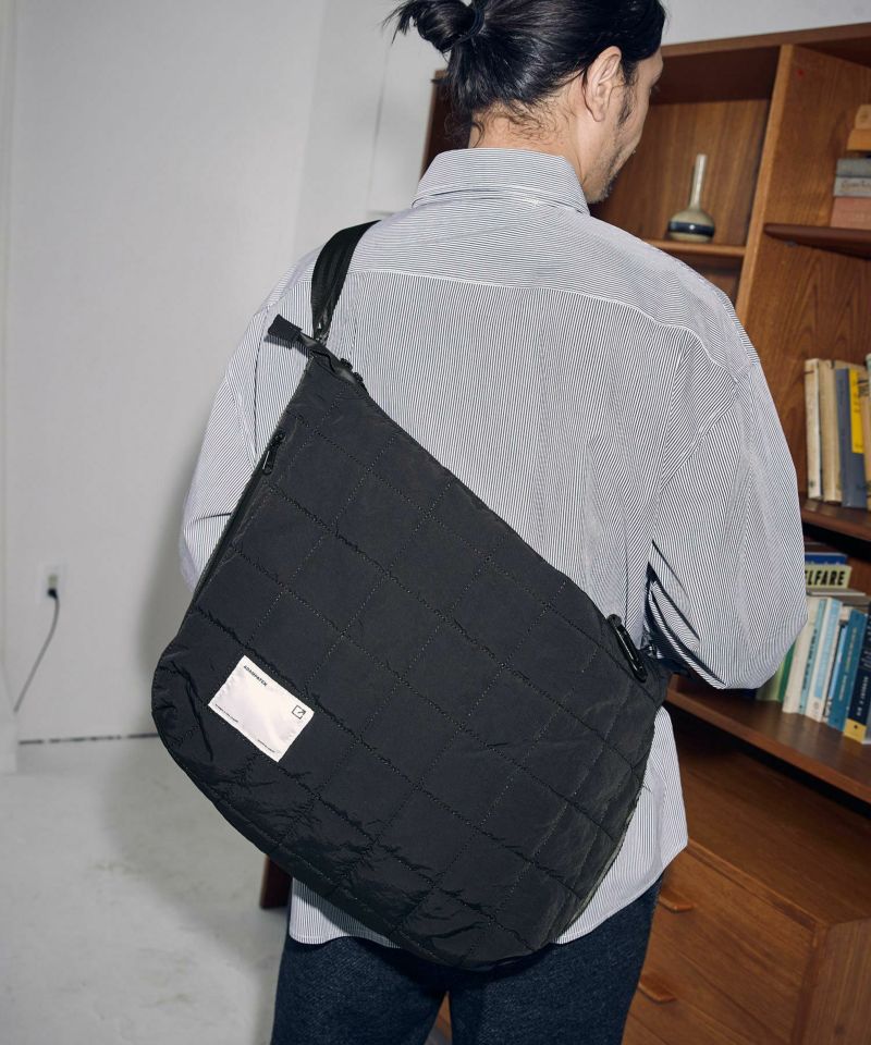 ADAM PATEK(アダムパテック)】square quilt BIG shoulder bag