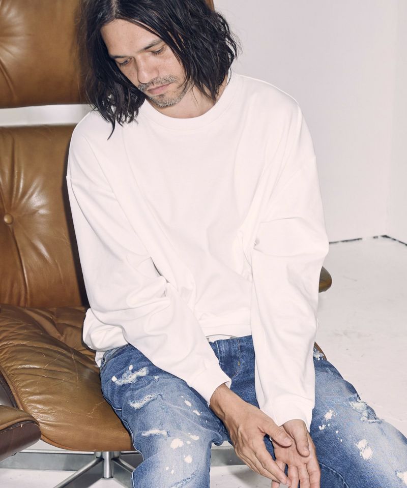 ADAM PATEK(アダムパテック)】plain stitch crewneck cutsew