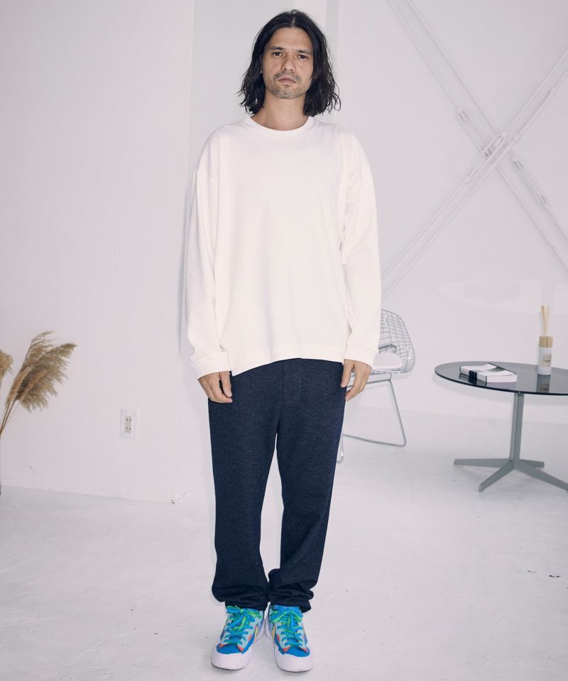 ADAM PATEK(アダムパテック)】plain stitch crewneck cutsew