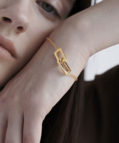 CULLNI(クルニ)】Square frame bracelet ブレスレット(JW-013