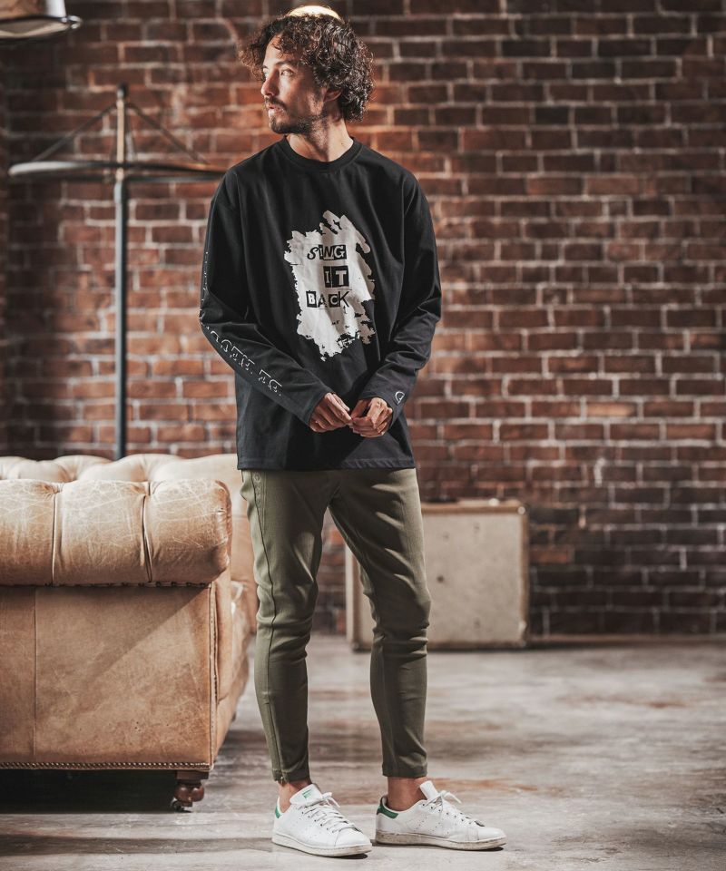 70%OFF【FACTOTUM(ファクトタム)】Graphic Design Print Long