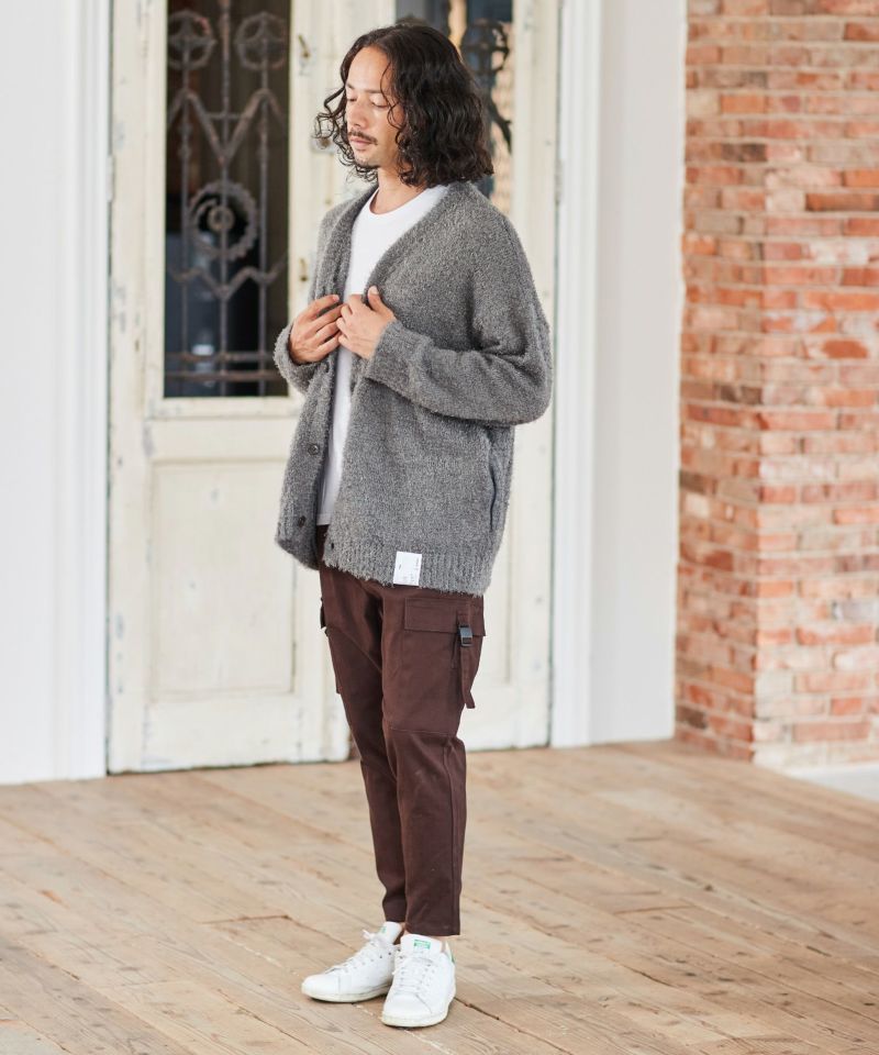 mill 22AW SHAGGY CARDIGAN シャギーカーディガン-