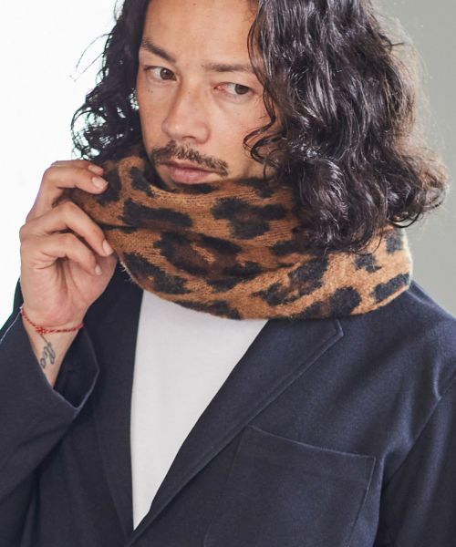 CAMBIO(カンビオ)】Leopard Knit Snood スヌード(A22-741cmb) | CAMBIO