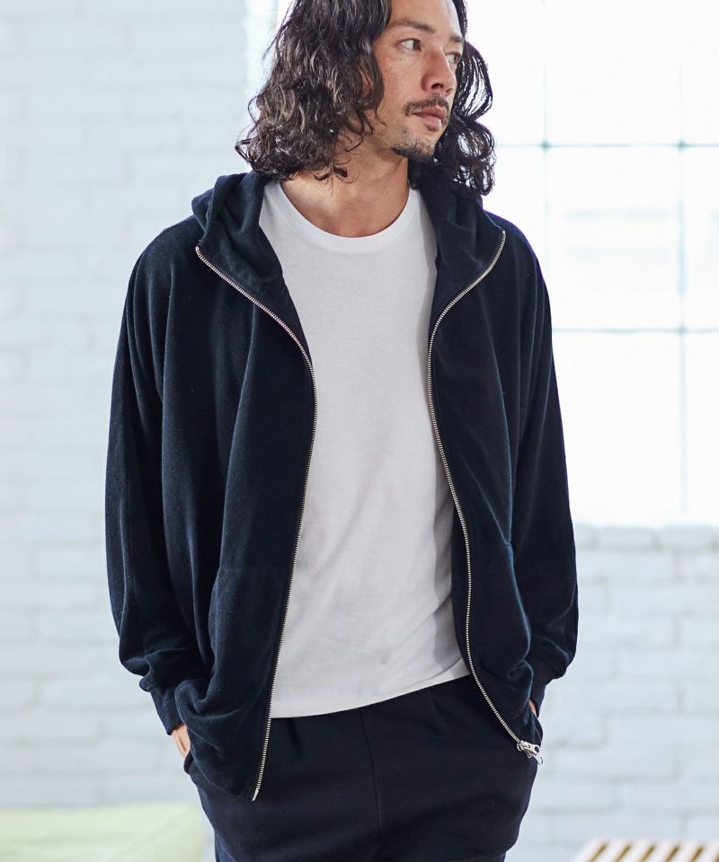 30%off【CAMBIO(カンビオ)】Brushed Pile Zip Parka パーカー(A22