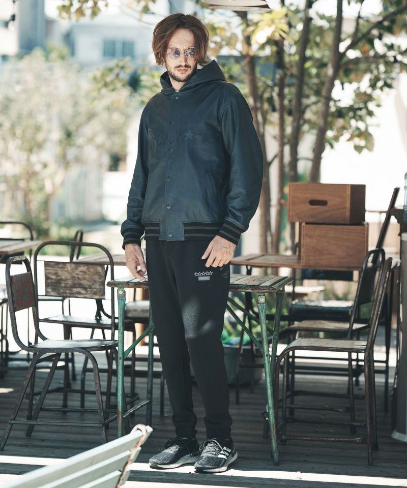 60%off【QWERTY(クワーティー)】Leather Food stadium jumper