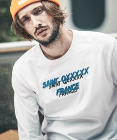 70%OFF【QWERTY(クワーティー)】Saint QXXXXX LS TEE Tシャツ(BB30005