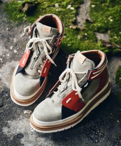 【glamb(グラム)】Combat Zip Sneakers コンバットジップスニーカー(GB0422-AC06)