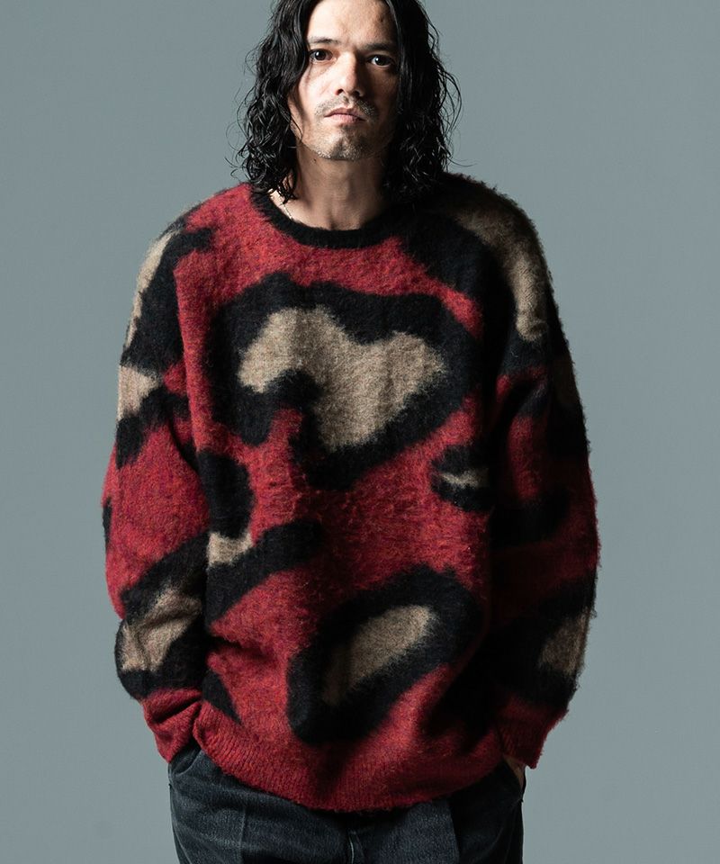 60%OFF【glamb(グラム)】Big Leopard Knit ビッグレオパードニット