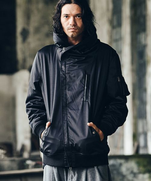 glamb(グラム)】【予約販売10月下旬～11月上旬入荷】Deformed Bomber JKT ディフォームドボンバージャケット(GB0422-JKT01)  | CAMBIO カンビオ