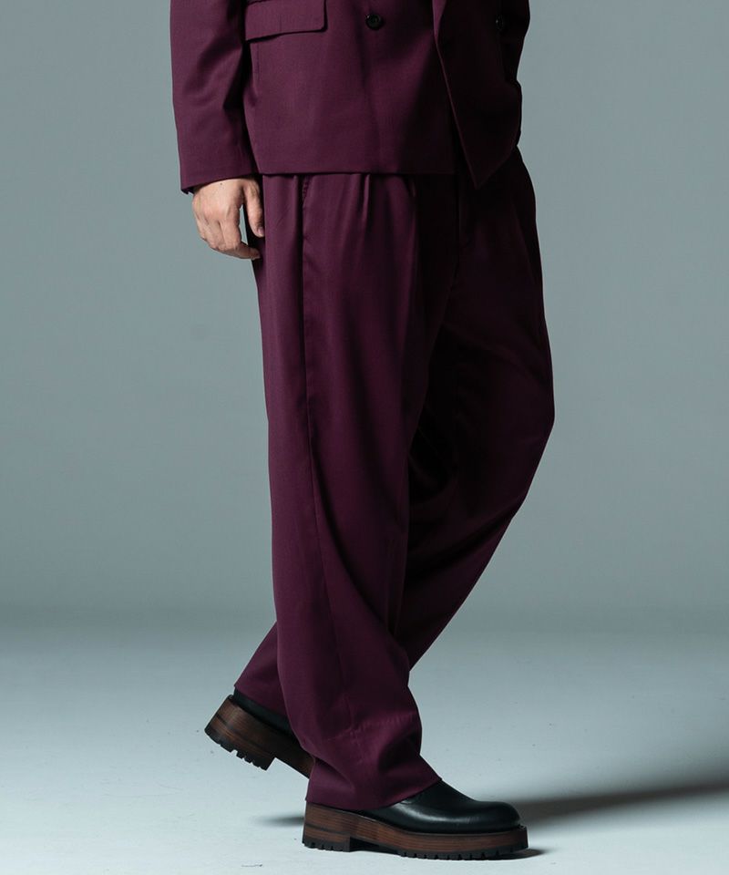 glamb(グラム)】Unknown Tailored Slacks アンノウンテーラード