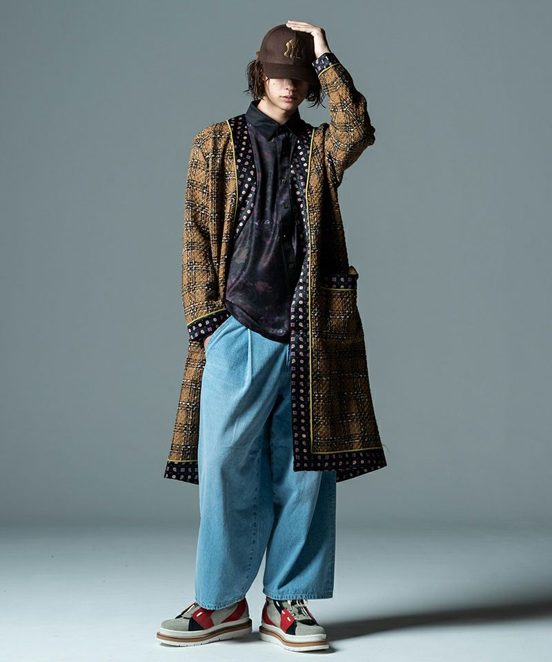 glamb(グラム)】Tweed Gown JKT ツイードガウンジャケット(GB0422