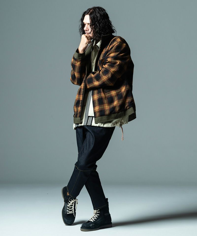 glamb(グラム)】Reversible Waxed JKT リバーシブルワックスジャケット