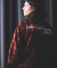 30%off【NOISESCAPE(ノイズスケープ)】Plaid CPO(Chief petty officer