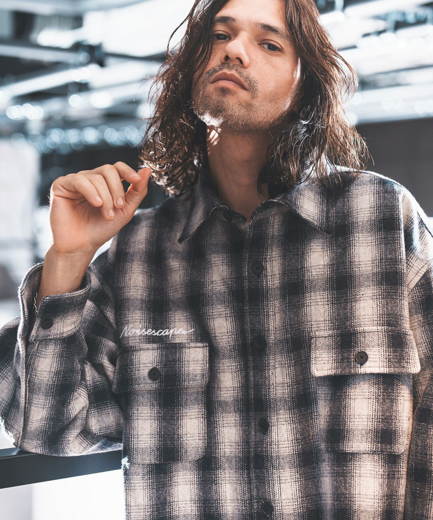 60%OFF【NOISESCAPE(ノイズスケープ)】Plaid CPO(Chief petty OFFicer 