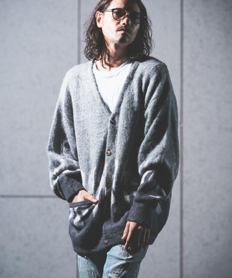 50%off【NOISESCAPE(ノイズスケープ)】Eco mohair sweater fire