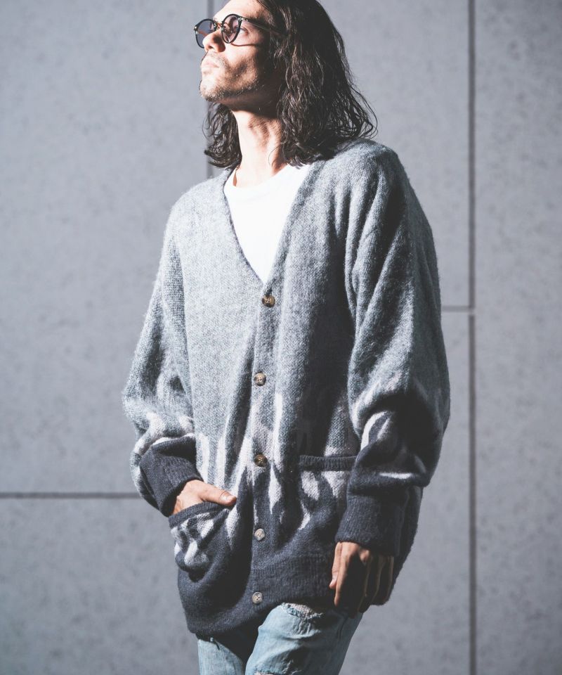 50%off【NOISESCAPE(ノイズスケープ)】Eco mohair sweater fire