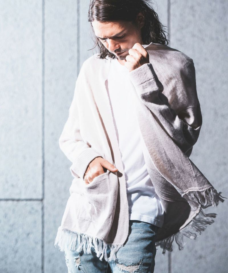 30%OFF【NOISESCAPE(ノイズスケープ)】Fringes & button-less design