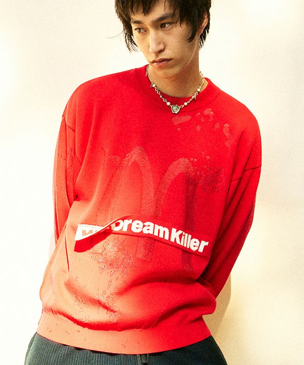 30%OFF【SEVESKIG(セヴシグ)】Fake crash MadreamKiller P.O Knit