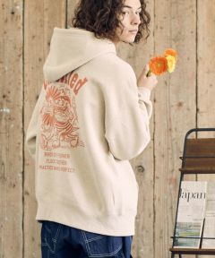 un-filled(アンフィルド)】RF Gerbera Men printed Hoodie プル