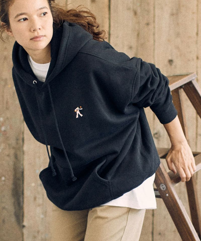 30%OFF【un-filled(アンフィルド)】Elvis one point stitched Hoodie