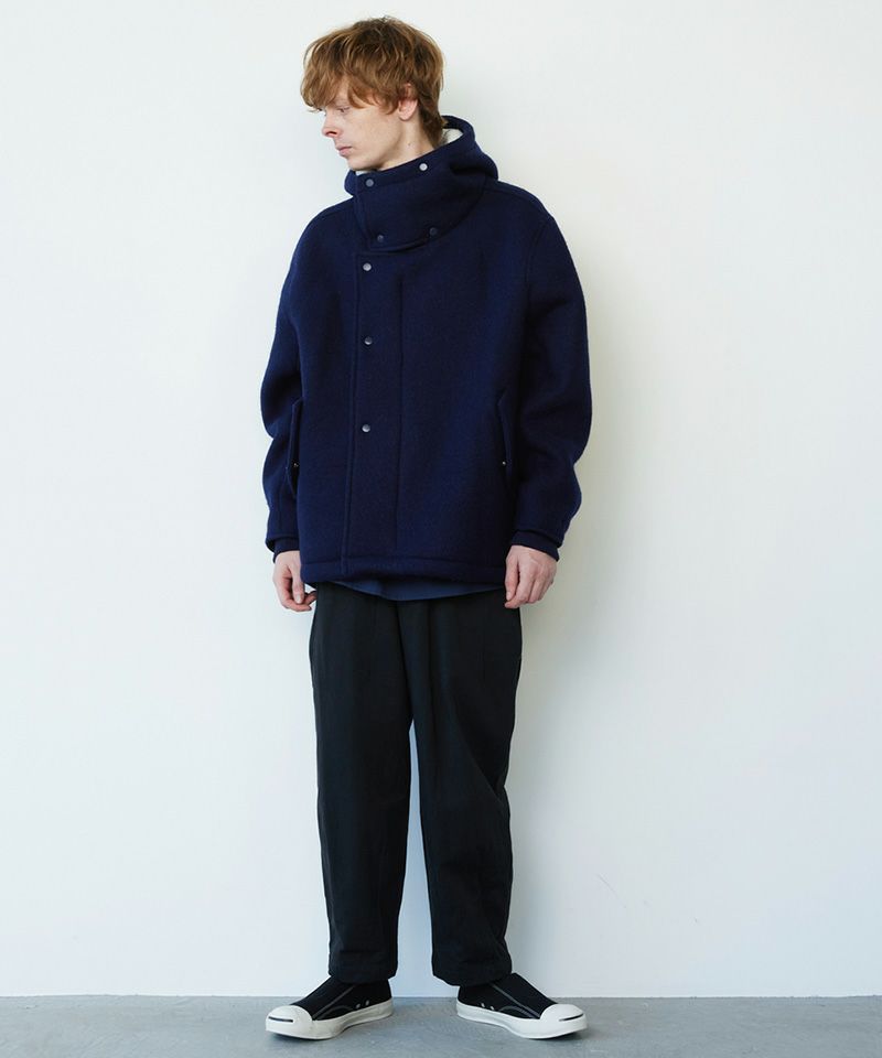 rehacer(レアセル)】Lambswool Wide Mods Coat モッズコート