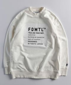 FDMTL(ファンダメンタル)】SQUARE LOGO SWEAT SHIRT スウェット(FA23