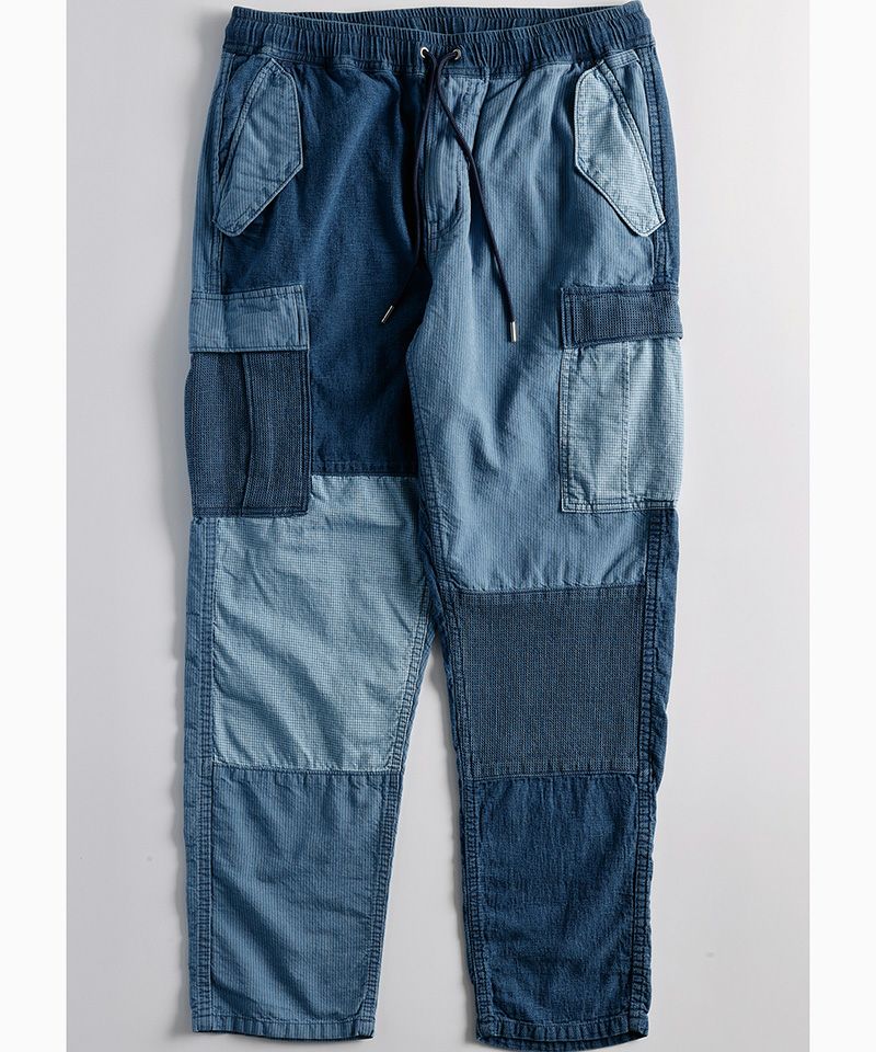 FDMTL(ファンダメンタル)】PATCHWORK CARGO PANTS 3YR WASH カーゴ