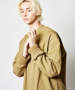 rehacer(レアセル)】 東炊き V-Neck Cardigan Shirt Vネックシャツ