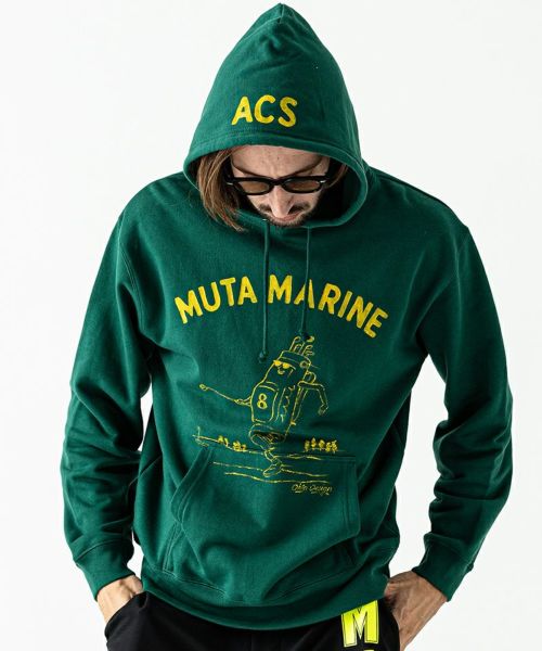ACANTHUS(アカンサス)】muta College Logo Hooded Sweatshirt パーカー 