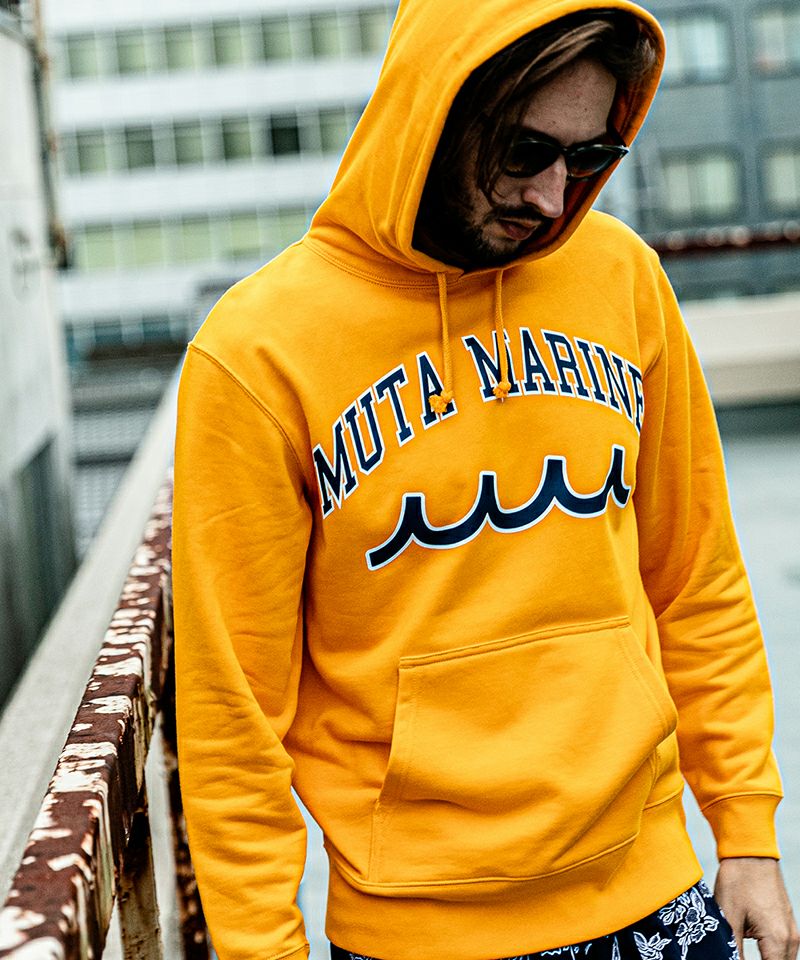 ACANTHUS(アカンサス)】muta College Logo Hooded Sweatshirt パーカー
