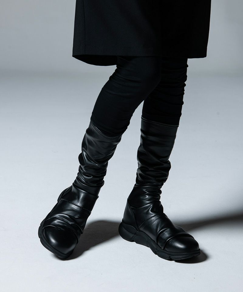 glamb(グラム)】Drape Long Boots ドレープロングブーツ(GB0123-AC01