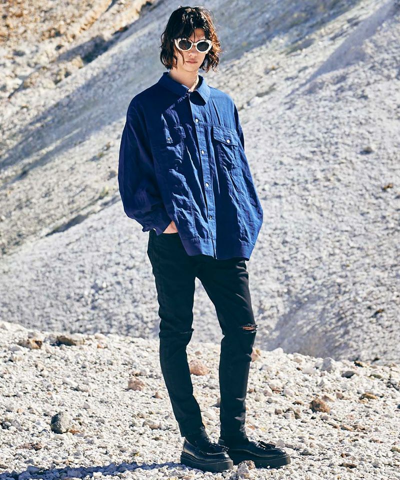 50%OFF【glamb(グラム)】Tight Crused Denim タイトクラッシュデニム