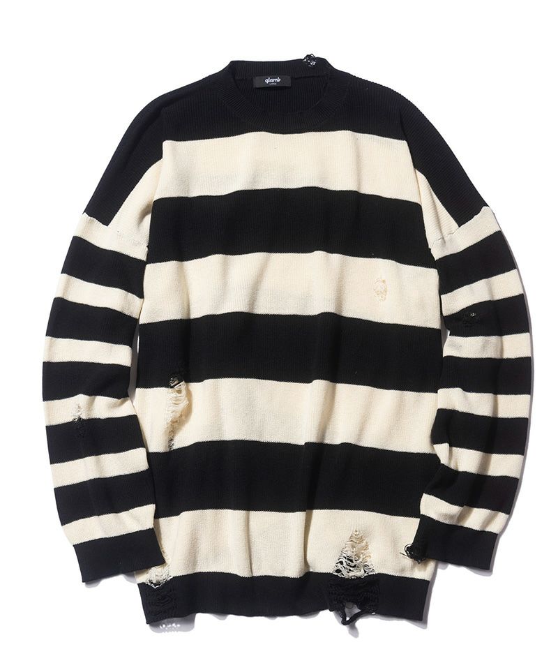 Kaylee border knit ケイリーボーダーニット glamb 2