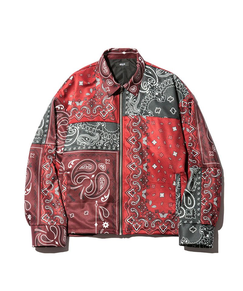 60%OFF【glamb(グラム)】Big Paisley Blouson ビッグペイズリー