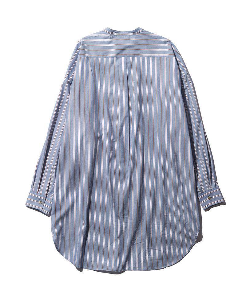 glamb(グラム)】Stripe Long SH ストライプロングシャツ(GB0123-SH11