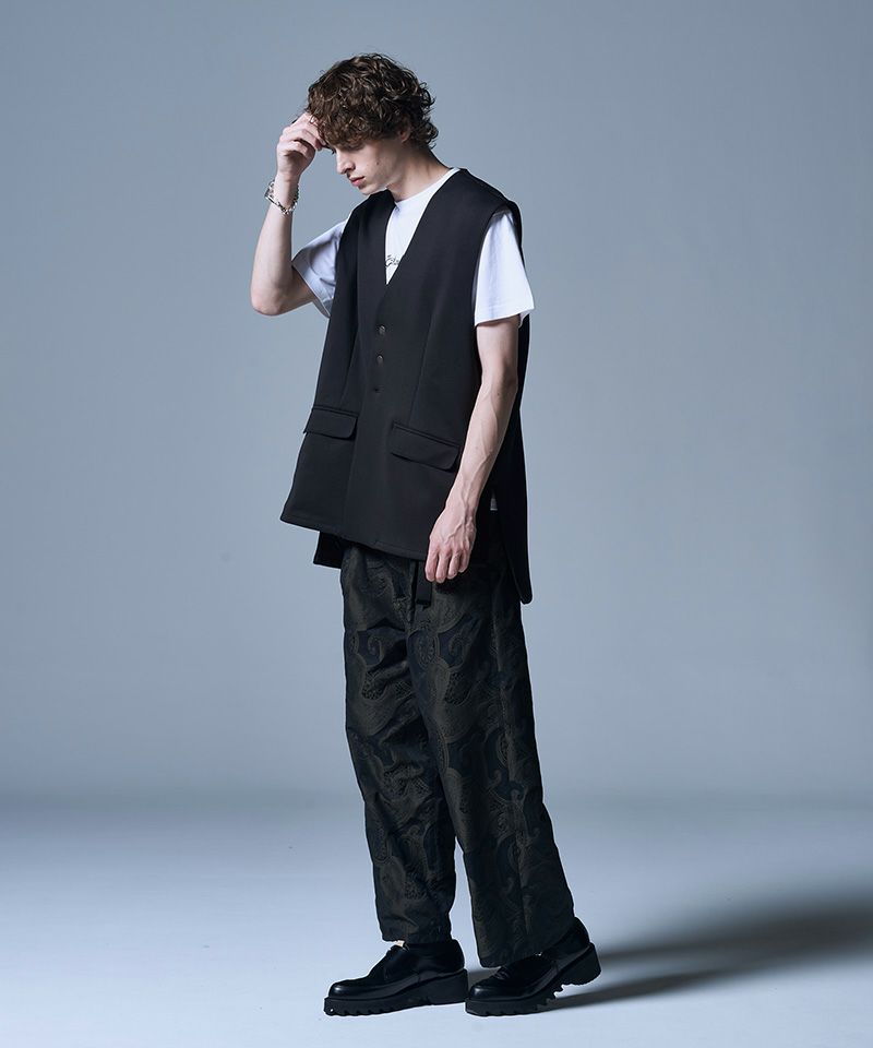 glamb(グラム)】No Sleeve Tailored JKT ノースリーブテーラード