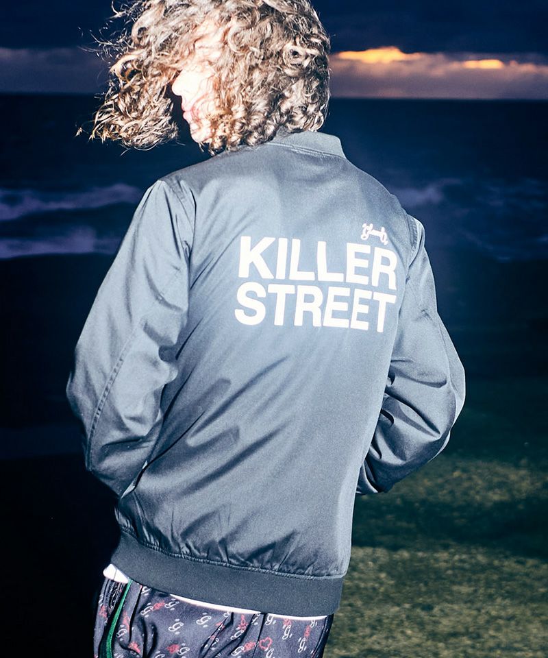 glamb(グラム)】Killer Street Stadium Jumper キラーストリート