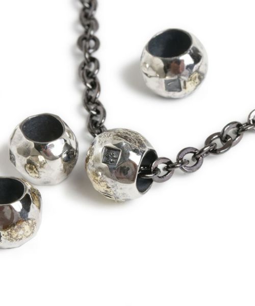 【VIVIFY(ビビファイ)】【予約販売ご注文から1ヶ月後出荷】Solid Silver Beads -Large Ball w-gold シルバービーズ丸型-ラージサイズ(VFO-119)