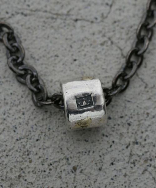 【VIVIFY(ビビファイ)】【予約販売ご注文から1ヶ月後出荷】Solid Silver Beads /Large Cylinder w/gold-ラージサイズ(VFO-121)