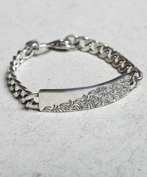 【VIVIFY(ビビファイ)】【予約販売ご注文から1ヶ月後出荷】Arabesque Back Hallmarks ID Bracelet ブレスレット(VFB-191)