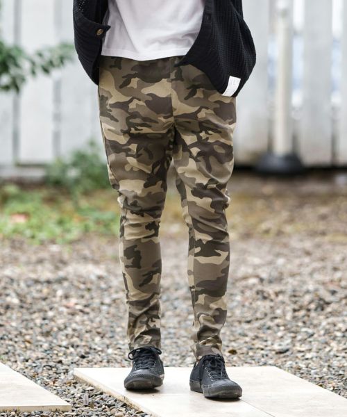 CAMBIO(カンビオ)】Subdued Camouflage Jodhpurs Pants パンツ
