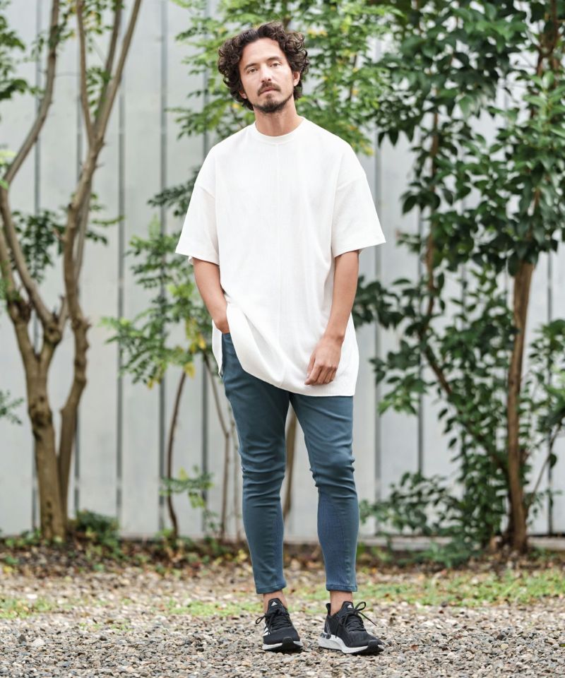 CAMBIO(カンビオ)】 KATSURAGI Stretch Hem Rib Skinny Silhouette